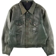 古着 トラッカージャケット レザージャケット メンズL相当 ヴィンテージ/eaa566335