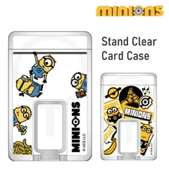 ミニオン スマホスタンド カードケース 怪盗グルー キャラクター グッズ magsafe マグセーフ スマホ 背面 カード ポケット パスケース 定期入れ カードケース ボブ ティム MINI-511 【定形外郵便にて発送】【一週間以内発送】