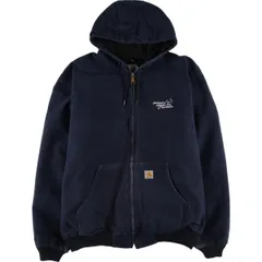 古着 カーハート Carhartt アクティブジャケット ダックフルジップパーカー メンズXL相当/eaa607948