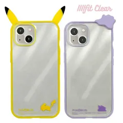ポケモン iPhone15 iPhone14 iPhone13 ケース クリア カラー スケルトン メタモン ピカチュウ デコ フレーム スマホ カバー 耐衝撃 ハイブリッド   6.1inch ２眼 フレーム 【ゆうパケットにて発送】【一週間以内発送】
