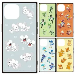 ポケモン iPhone15 iPhone14 iPhone13 ケース Pokemon ハイブリッド ニャオハ ホゲータ クワッス パモ ワッカネズミ スマホ カバー 耐衝撃    6.1inch スクエアガラスケ 【ゆうパケットにて発送】【一週間以内発送】