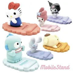 サンリオ スマホスタンド クロミ シナモロール ハローキティ マイメロディ ポムポムプリン ハンギョドン スマホ置き 卓上 デスク インテリア オブジェ 飾り マスコット モバイル スタンド スマホ 立て 【定形外郵便にて発送】【一週間以内発送】
