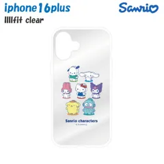 iPhone16Plus ケース サンリオ クリア 透明 シナモロール クロミ ポチャッコ マイメロディ キティ ハンギョドン スマホ カバー エアクッション ハイブリッド 耐衝撃 iPhone 2024   【ゆうパケットにて発送】【一週間以内発送】