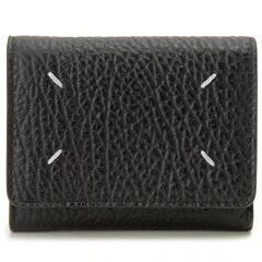 メゾンマルジェラ Maison Margiela 三つ折り財布 レディース ブラック SA3UI0010 P4455 T8013 4ステッチ