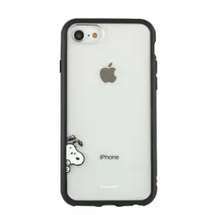 iPhone SE 第3世代 第2世代 8 7 6s 6 ケース ピーナッツ スヌーピー スヌーピー 耐衝撃カバー 透明 ハイブリッド かわいい 可愛い おしゃれ オシャレ キャラ グルマン 【ゆうパケットにて発送】【一週間以内発送】