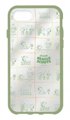 スヌーピー iPhone SE3 SE2 SE 第３世代 第２世代 ケース クリア 透明 ビーグル スカウト キャラクター ピーナッツ スマホ iPhone8 iPhone7 グリーン SNGG-22 【ゆうパケットにて発送】【一週間以内発送】