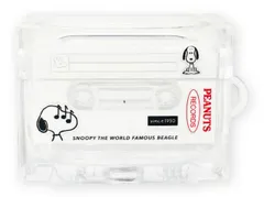 スヌーピー Air Pods Pro ケース カセットテープ 風 デザイン クリア 透明 ピーナッツ レトロ かわいい おしゃれ エアポッズ プロ 第２世代 第１世代  対応 イヤホン ケース SNGG-73 【定形外郵便にて発送】【一週間以内発送】