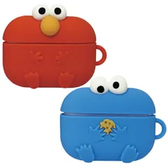 セサミストリート Air Pods Pro ケース シリコン ケース エルモ クッキーモンスター キャラクター グッズ かわいい エアポッズ プロ 第２世代 第１世代  対応 イヤホン ケース SSM-129  【普通郵便にて7営業日以内発送】のサムネイル