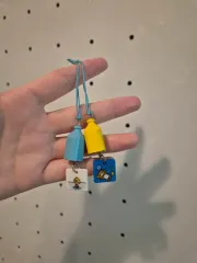 リラックマ ミニ フーリン キーイロイトリ スイカ 花火 キーホルダー ストラップ セット