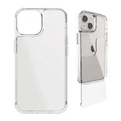 iPhone15 iPhone14 iPhone13 ケース クリア 透明 ハイブリッド カスタム アレンジ スライド収納 シンプル 無地 スマホ カバー 耐衝撃  6.1inch SHOWCASE + アクリル付き 【ゆうパケットにて発送】【一週間以内発送】