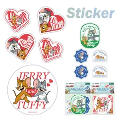 トムとジェリー ステッカー シール キャラクター グッズ  トム ジェリー タフィー ５枚入り モバイルステッカーセット TMJ-256 【定形外郵便にて発送】【7営業日以内発送】