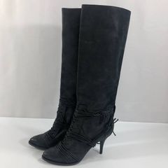シャーリーテンプル リボン ロングブーツ ロリータ 本革 24.5 日本製