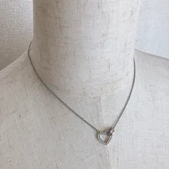 SWAROVSKI スワロフスキー Lovely ハート ネックレス シルバー