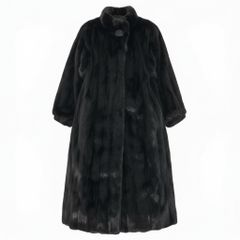 83a14 SAGA MINK サガミンク マホガニーミンク ミンクコート ロング