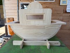 旭川家具 いさみや 木製 ボート型 子供用 乗り物 展示品 - メルカリ