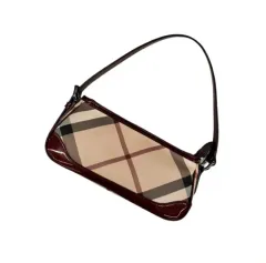 2026年最新】バーバリー ノバチェック ショルダーバッグ レザーの人気