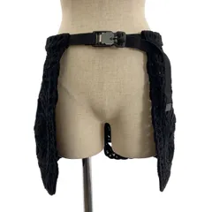 Mame Kurogouchi / マメクロゴウチ | Cord Embroidery Wrapped Skirt コード ラップ スカート | F | ブラック | レディース