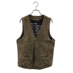 ISAMU KATAYAMA BACKLASH / イサムカタヤマバックラッシュ | 牛革 カウレザー ベスト / 総裏地 | L（3） | ブラウン | メンズ