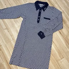 【新品未使用】USPP カットソー ポロシャツ ロング ワンピース  Mサイズ ネイビー S