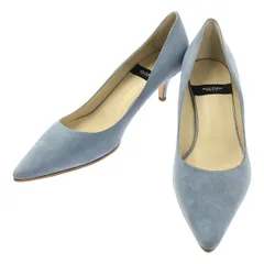 【新品】  BALDAN / バルダン | スエード ポインテッドトゥ パンプス | 38.5 | ブルー | レディース