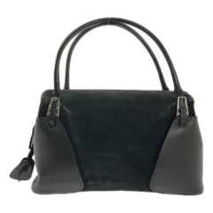 BALLY / バリー | スウェード レザー ボストン バッグ | ブラック | レディース