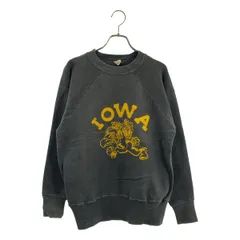 VINTAGE / ヴィンテージ古着 | 1960s | Springfoot PRODUCTS / IOWA ラグランスリーブ クルーネック プリントスウェット | M | ブラック | メンズ
