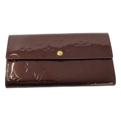 Louis Vuitton / ルイヴィトン | ヴェルニ ポルトフォイユ サラ 長財布 | ボルドー | レディース