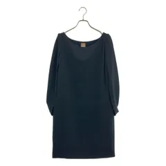 MUSE de Deuxieme Classe / ミューズドゥーズィーエムクラス | トリアセテート ドレス ワンピース | F | ブラック | レディース