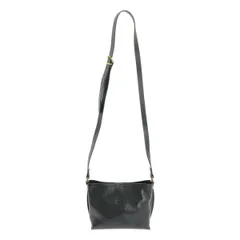 【美品】  IL BISONTE / イルビゾンテ | レザー ショルダーバッグ | ブラック | レディース