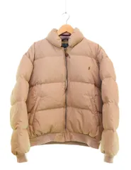 ラルフローレン RalphLauren 90s ダウンジャケット 90's 短丈 ボックスシルエット ジャケット ベージュ Lサイズ 103MT-3755