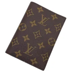 【中古】LOUIS VUITTON | ルイ・ヴィトン クーヴェルテュール･パスポール NM モノグラム パスポートカバー パスケース M64502 ブラウン【尾張小牧店】