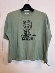 ピーナッツ リーヌス 半袖 Tシャツ ミント M