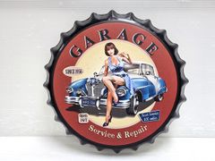 ミキハウス ヴィンテージ 昭和 レトロ ブリキトレー 看板 白 非売品 