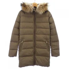 美品 デュベティカ♡フード付き ダウンジャケット 42 ブラウン 肉厚 美品 デュベティカ♡フード付き ダウンジャケット 42 ブラウン 肉厚