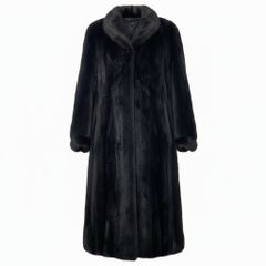 83a14 SAGA MINK サガミンク マホガニーミンク ミンクコート ロング