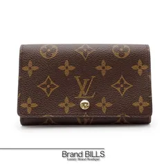 未使用品 LOUIS VUITTON ルイ・ヴィトン モノグラム ポルトモネ ビエ トレゾール M61730 ブラウン ユニセックス