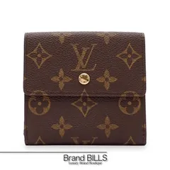 未使用品 LOUIS VUITTON ルイ・ヴィトン モノグラム ポルトモネ・ビエ・カルトクレディ 折り財布 Wホック M61652 ブラウン レディース
