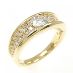 K18YG ダイヤモンド リング 0.35CT