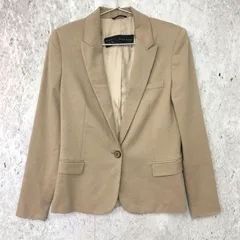 ZARA BASIC ザラベーシック テーラード ジャケット ベージュ Sサイズ 〇◇
