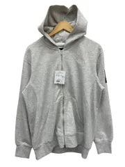 THE NORTH FACE (ザノースフェイス) SQUARE LOGO FULLZIP スクエアロゴ ロゴ フルジップ パーカー NT11836 XL ホワイト メンズ/065