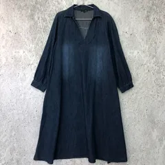 Ranan ラナン デニム ロング ワンピース ブルー Mサイズ 〇◇