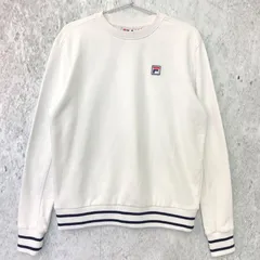 FILA フィラ 長袖 スウェット トレーナー ホワイト Mサイズ 〇◇