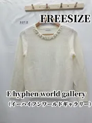 3212　E hyphen world gallery　ニット　フリー
