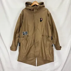 PUNK DRUNKERS コットン モッズコート M-51 フィッシュテール パッチ プリント 日章 サイズXL 08011410 11