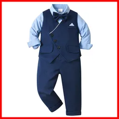 【特価商品】フォーマル スーツ 紳士服 子供スーツ 男の子 ボーイズ フォーマルウェア 子供服 上下セット キッズコスチューム 結婚式 誕生日 [QOOLY] 卒業式 卒園式 入学式 入園式 お宮参り 記念撮影 110cm