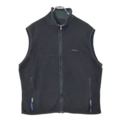 patagonia パタゴニア SYNCHILLA シンチラ フリースベスト アウトドア ブラック(メンズ M相当)中古 古着 X1543