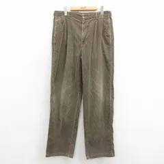 W34/古着 ラルフローレン ブランド コーデュロイ パンツ メンズ 90年代 90s 太畝 USA製 ベージュ【spe】 25nov22