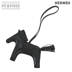 未使用 展示品 エルメス HERMES ロデオ MM バッグ チャーム アニョーミロ ソーブラック Y刻印 Rodeo MM 90307129