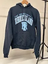 CHAMPION カレッジロゴ パーカー ブラック S US古着