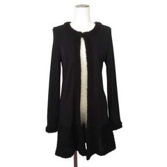 COMME CA DU MODEコムサデモードカシミヤ100%黒ロングコート コムサデモード COMME CA DU MODE カシミヤ100% ダブル ロングコート 9